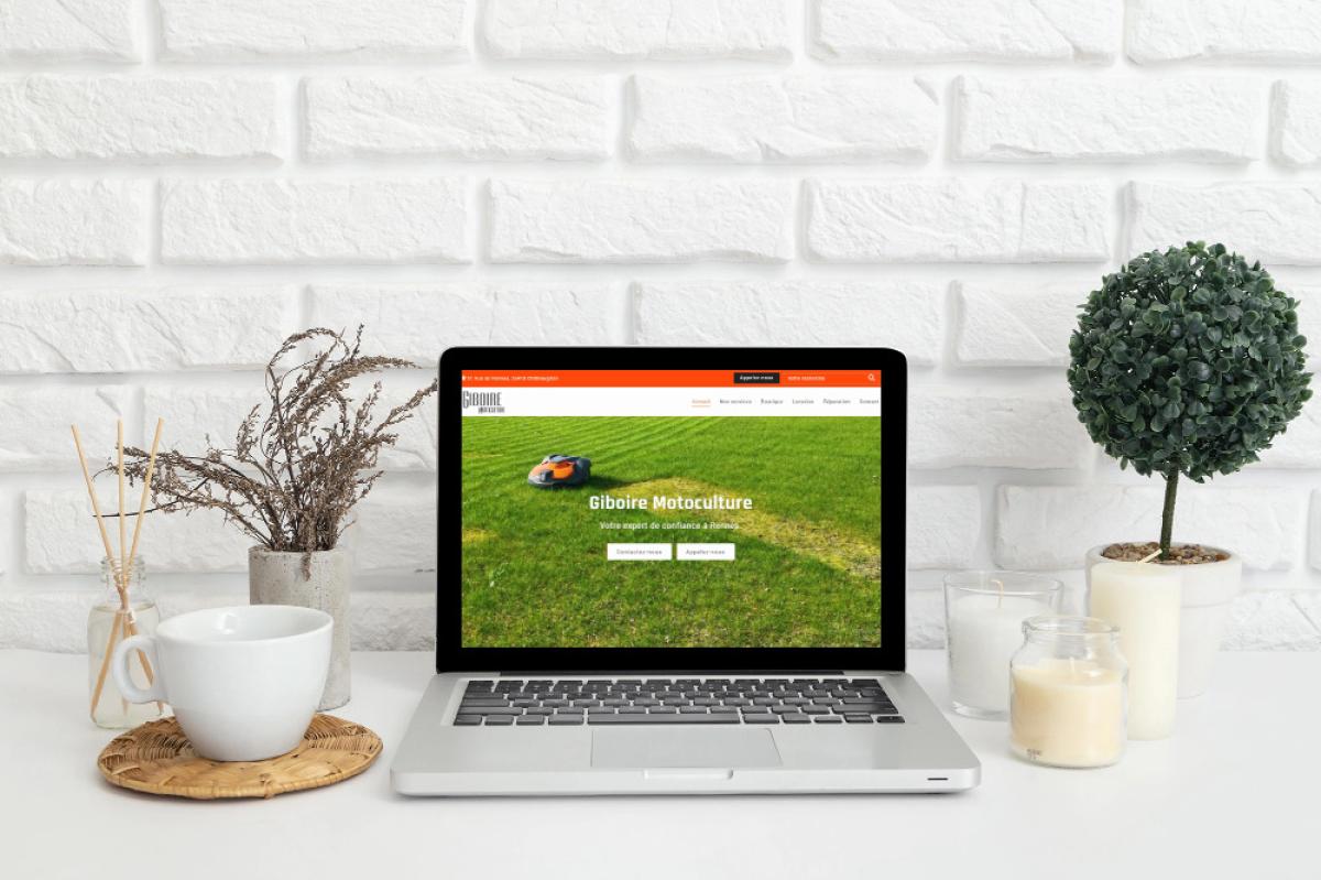 Nouveau site internet de Giboire Motoculture : Découvrez notre univers en ligne !